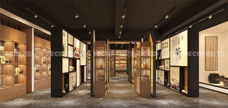 茶文化展館設(shè)計中應(yīng)該考慮哪些展示茶葉與傳統(tǒng)建筑的元素？